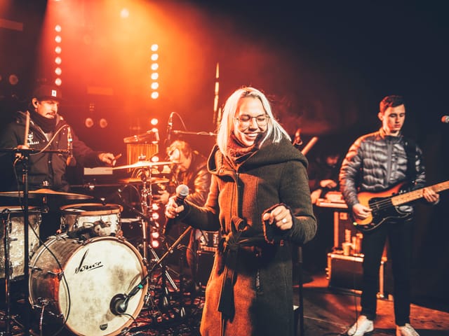 Stefanie Heinzmann auf der Bühne