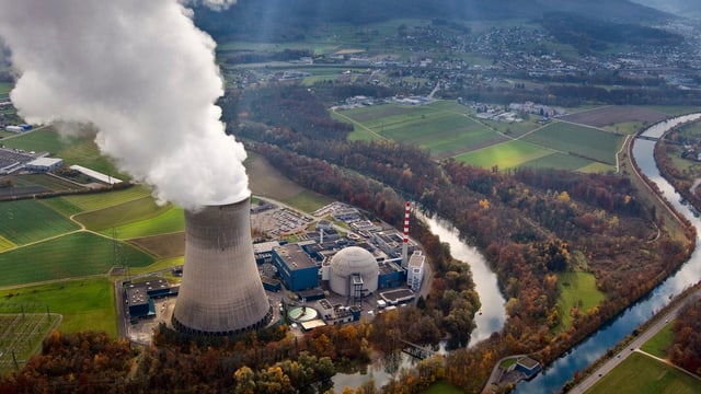 Luftaufnahme vom AKW Gösgen Luftaufnahme vom AKW Gösgen