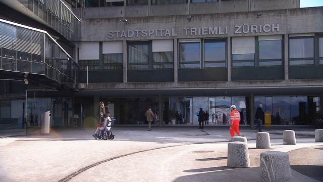 Eingang Triemlispital Eingang Triemlispital