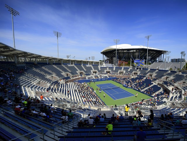 Das Grandstand-Stadion in New York. Das Grandstand-Stadion in New York.