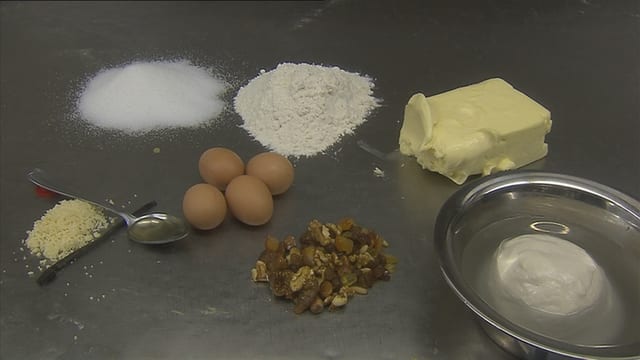 Zutaten für Panettone Zutaten für Panettone
