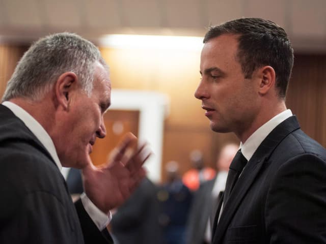 Pistorius spricht mit seinem Anwalt