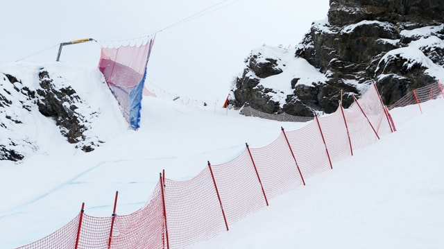 Noch braucht die Strecke am Lauberhorn den letzten Schliff. Noch braucht die Strecke am Lauberhorn den letzten Schliff.