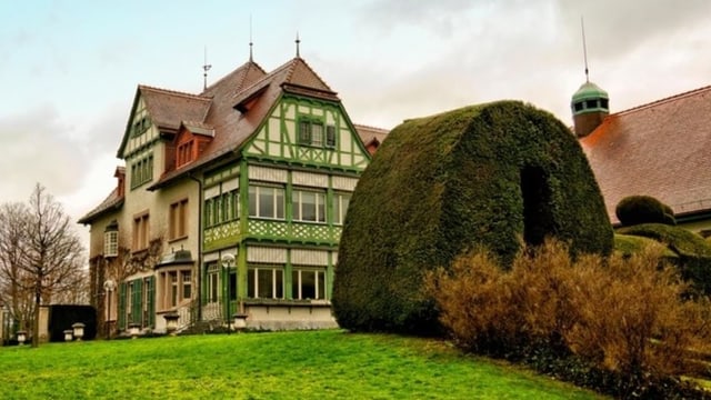Museum Langmatt: Schönes altes Gebäude in Parkanlage Museum Langmatt: Schönes altes Gebäude in Parkanlage