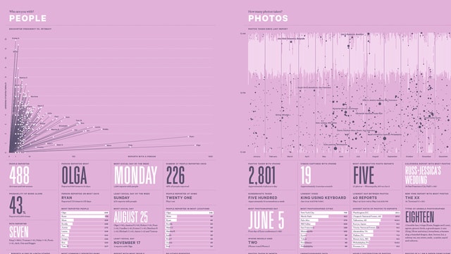 Auszug aus «The 2012 Feltron Annual Report». Auszug aus «The 2012 Feltron Annual Report».