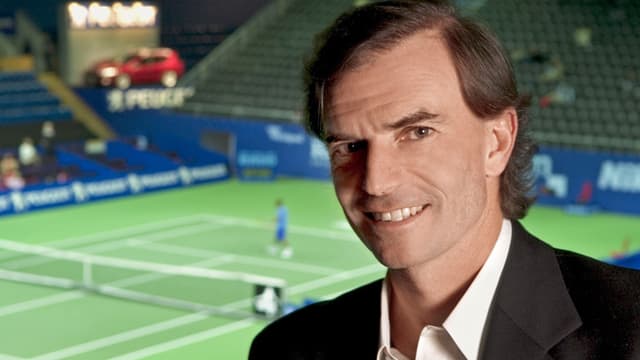 Heinz Günthardt kommentiert für SRF seit Jahren die Tennis-Übertragungen. Heinz Günthardt kommentiert für SRF seit Jahren die Tennis-Übertragungen.