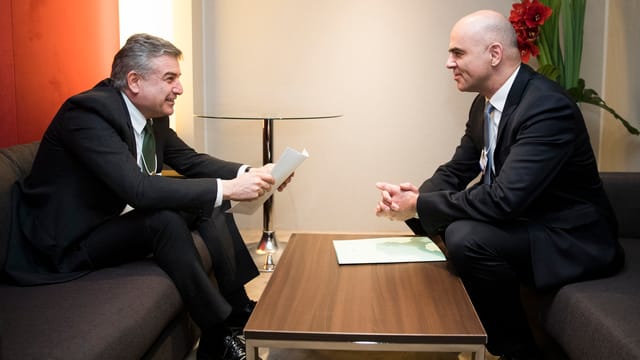 Alain Berset und Sersch Sargsjan Alain Berset und Sersch Sargsjan