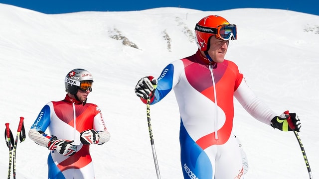 Feuz und Cuche im Februar 2012. Feuz und Cuche im Februar 2012.