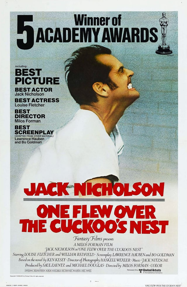 Filmplakat von one flew over the cuckoo's nest Filmplakat von one flew over the cuckoo's nest