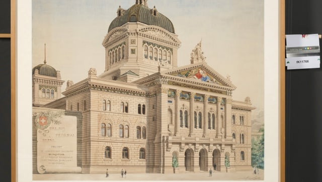 Zeichnung Bundeshaus Zeichnung Bundeshaus