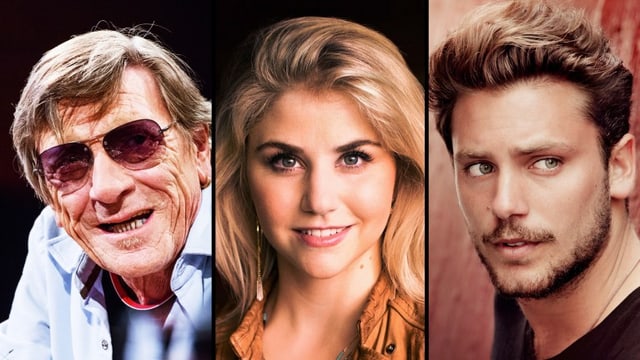 Polo Hofer, Beatrice Egli und Bastian Baker Polo Hofer, Beatrice Egli und Bastian Baker