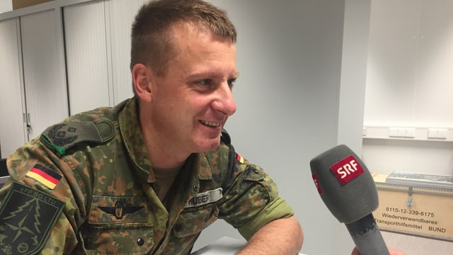 Oberstleutnant Christoph Huber. Oberstleutnant Christoph Huber.