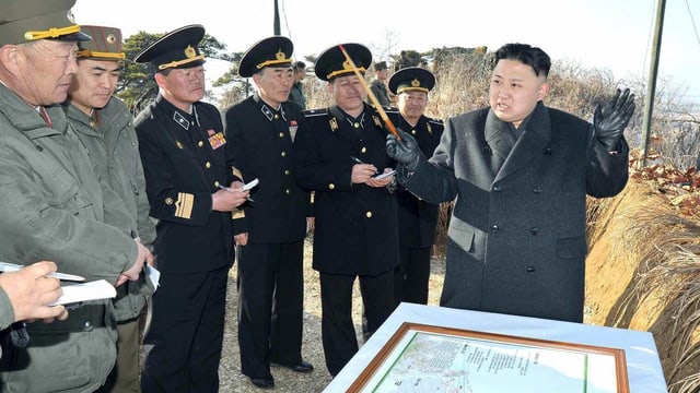 Kim Jong Un vor wenigen Tagen. Kim Jong Un vor wenigen Tagen.