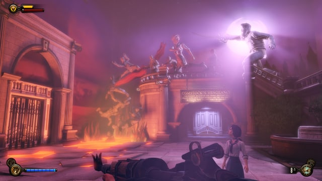 Ein Denkmal zeigt den Propheten im Kampf gegen Revolutionäre. Ein Denkmal zeigt den Propheten im Kampf gegen Revolutionäre.