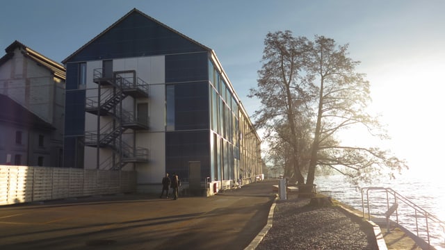 Das Areal der chemischen Fabrik im Morgenlicht Das Areal der chemischen Fabrik im Morgenlicht