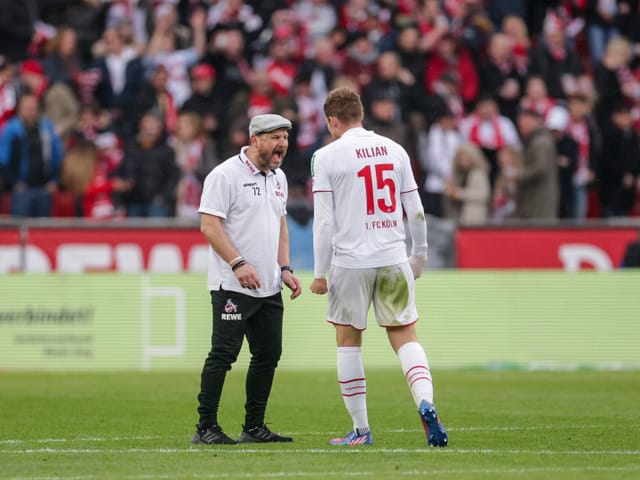 Steffen Baumgart schreit