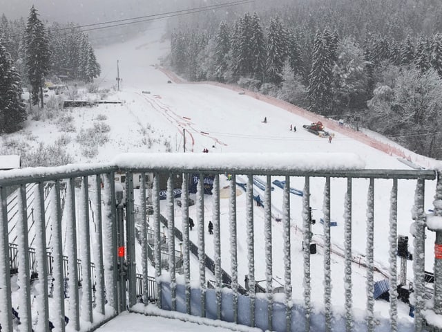 Tiefer Winter herrscht in Garmisch-Partenkirchen. Tiefer Winter herrscht in Garmisch-Partenkirchen.