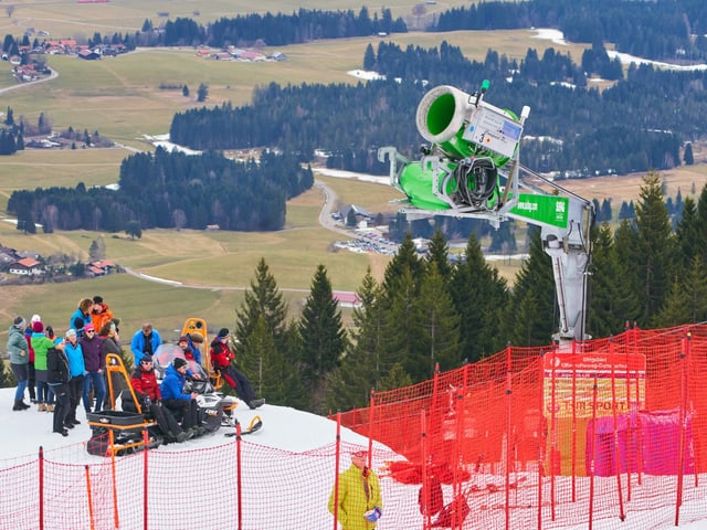 Rennstrecke in Ofterschwang. Rennstrecke in Ofterschwang.