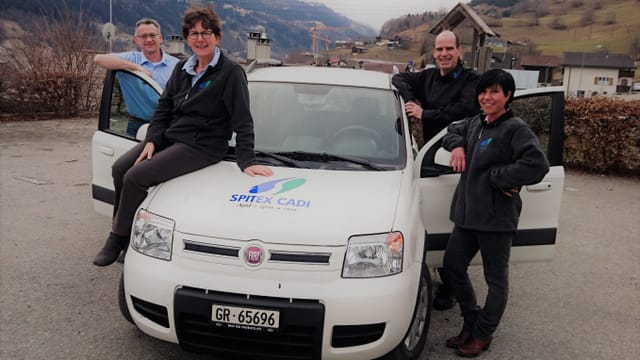 Marlies Vincenz, Andrea Knopp (davant da san.), Theo Demund e Daniel Herger (davos da san.) Marlies Vincenz, Andrea Knopp (davant da san.), Theo Demund e Daniel Herger (davos da san.)