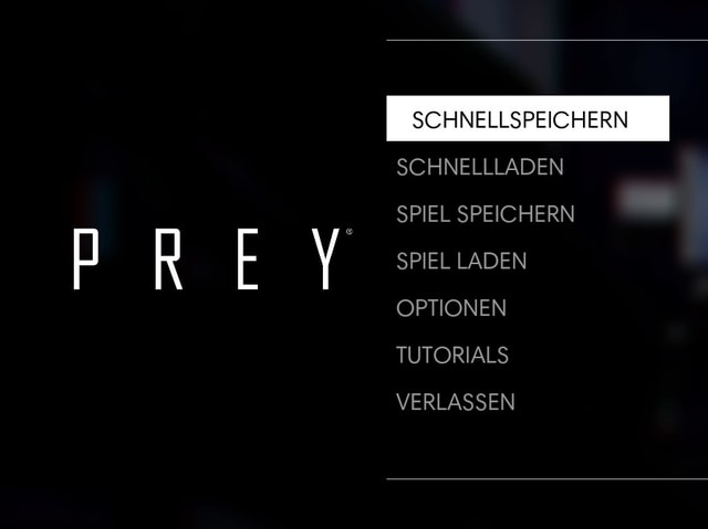 Der Schnellspeicherpunkt im Spielmenü Der Schnellspeicherpunkt im Spielmenü