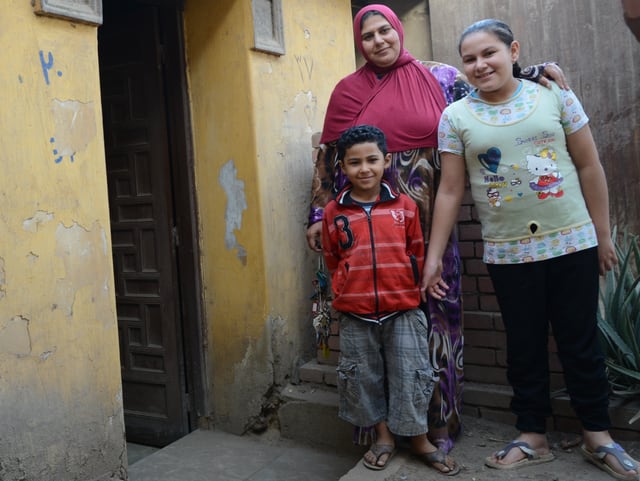 Frau mit Kindern Frau mit Kindern
