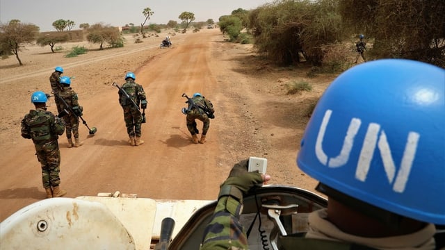 Peacekeeper in Mali Peacekeeper in Mali