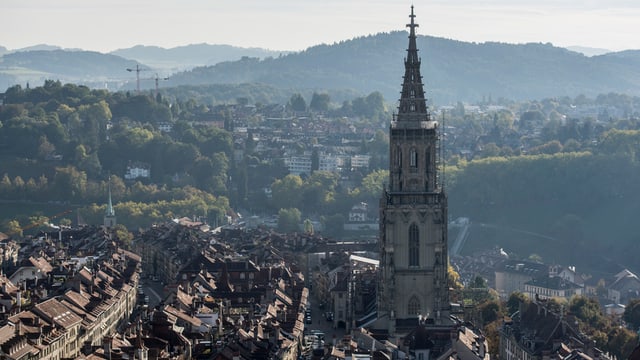 Blick auf die Stadt Bern Blick auf die Stadt Bern