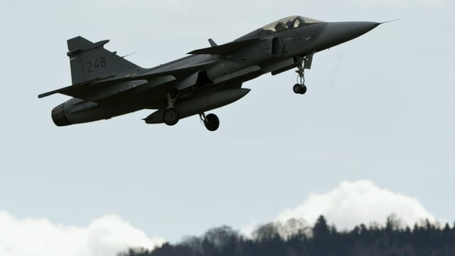 Kampfflugzeug im Steigflug Kampfflugzeug im Steigflug