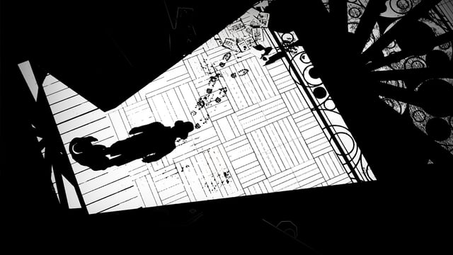 Spielszene aus dem Game «White Night». Spielszene aus dem Game «White Night».