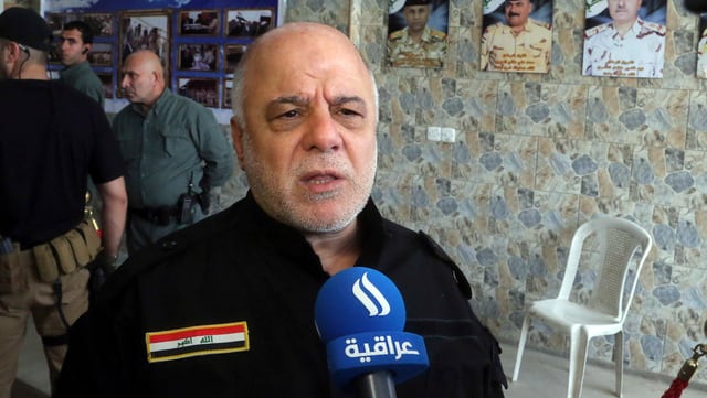 Der irakische Ministerpräsident Haidar al-Abadi. Der irakische Ministerpräsident Haidar al-Abadi.