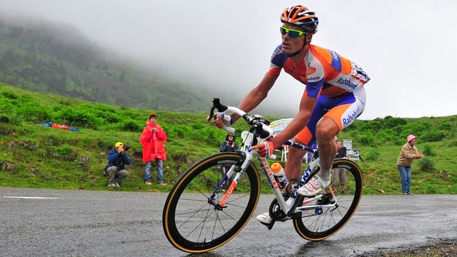 Luis Leon Sanchez im Trikot von Rabobank. Luis Leon Sanchez im Trikot von Rabobank.