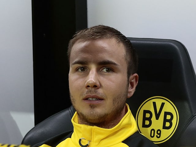 Götze auf der Dortmund-Ersatzbank
