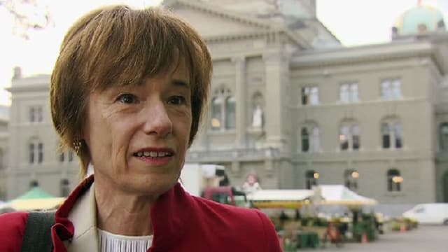 Frau in Interviewsituation. Frau in Interviewsituation.
