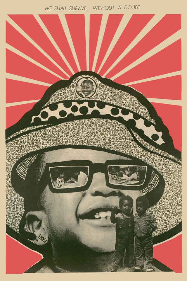 Emory Douglas: «We Shall Survive without a doubt», Cover vom 21. August 1971. Emory Douglas: «We Shall Survive without a doubt», Cover vom 21. August 1971.
