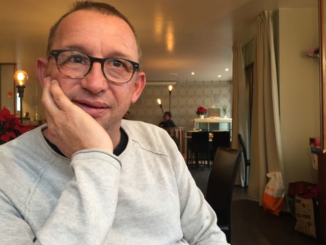 Philipp Galizia, Kulturschaffender und Steinhauer aus Muri. Philipp Galizia, Kulturschaffender und Steinhauer aus Muri.