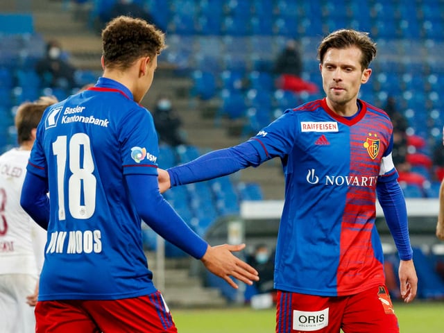 Valentin Stocker und Julian von Moos. Valentin Stocker und Julian von Moos.