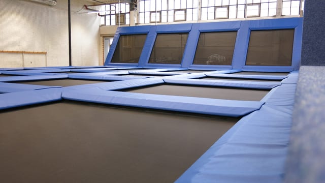 Trampoline. Trampoline.