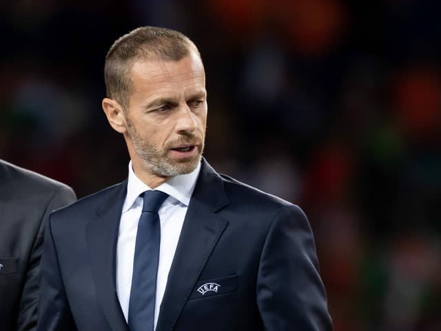 Uefa-Verbandspräsident Aleksander Ceferin. Uefa-Verbandspräsident Aleksander Ceferin.