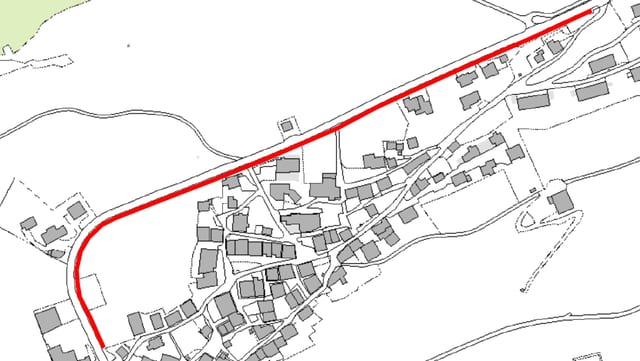 Questa via a Lain duai survegnir in trottuar. Questa via a Lain duai survegnir in trottuar.