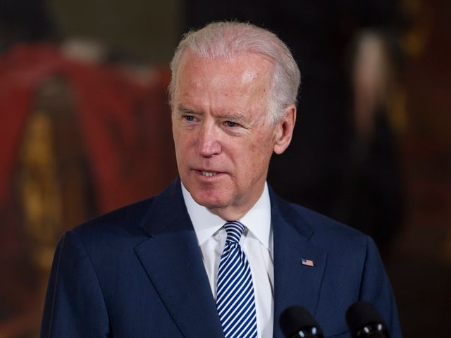 Joe Biden bei einer Rede.