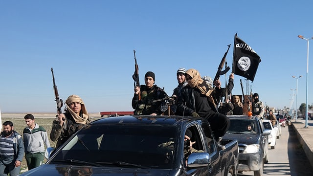 IS-Kämpfer in Syrien IS-Kämpfer in Syrien