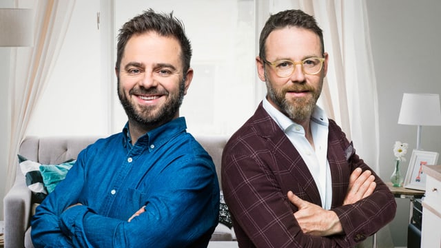 Laden Sie ein zu einem unterhaltsamen Samstagabend «Zäme dihei»: Marco Thomann und Nik Hartmann. Laden Sie ein zu einem unterhaltsamen Samstagabend «Zäme dihei»: Marco Thomann und Nik Hartmann.