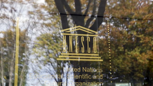 Logo von Unesco. Logo von Unesco.