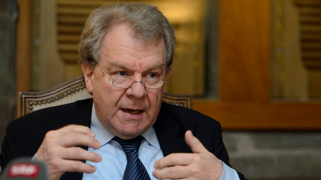 Der ehemalige Genfer Staatsrat Bernard Ziegler. Der ehemalige Genfer Staatsrat Bernard Ziegler.