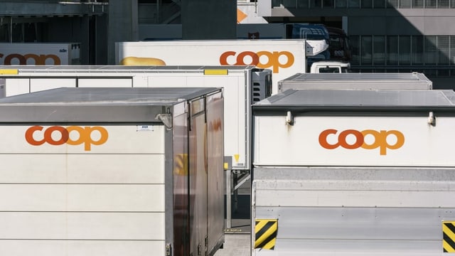 Coop-Lastwagen Coop-Lastwagen