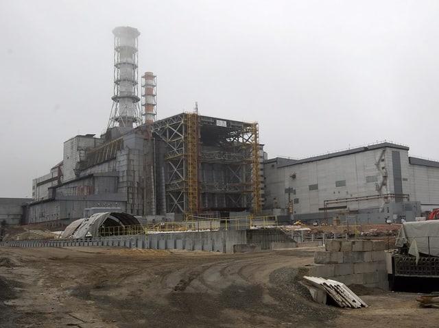 De havarierte Reaktor von Tschernobyl De havarierte Reaktor von Tschernobyl