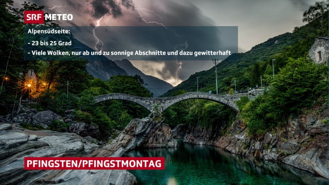 Eine Brücke über der Verzasca. Eine Brücke über der Verzasca.