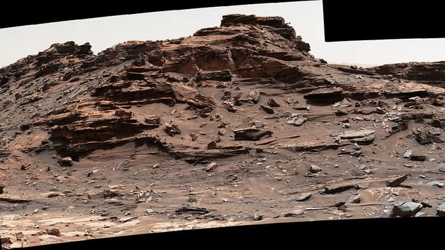 Felsformation in der «Murray Buttes»-Region auf dem Mars. Felsformation in der «Murray Buttes»-Region auf dem Mars.