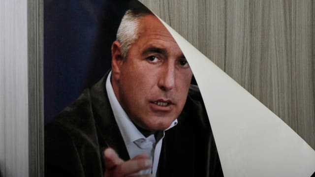 Plakat des Wahlsiegers. Plakat des Wahlsiegers.