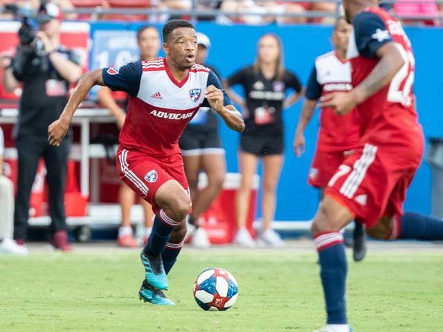 Jacori Hayes und der FC Dallas. Jacori Hayes und der FC Dallas.